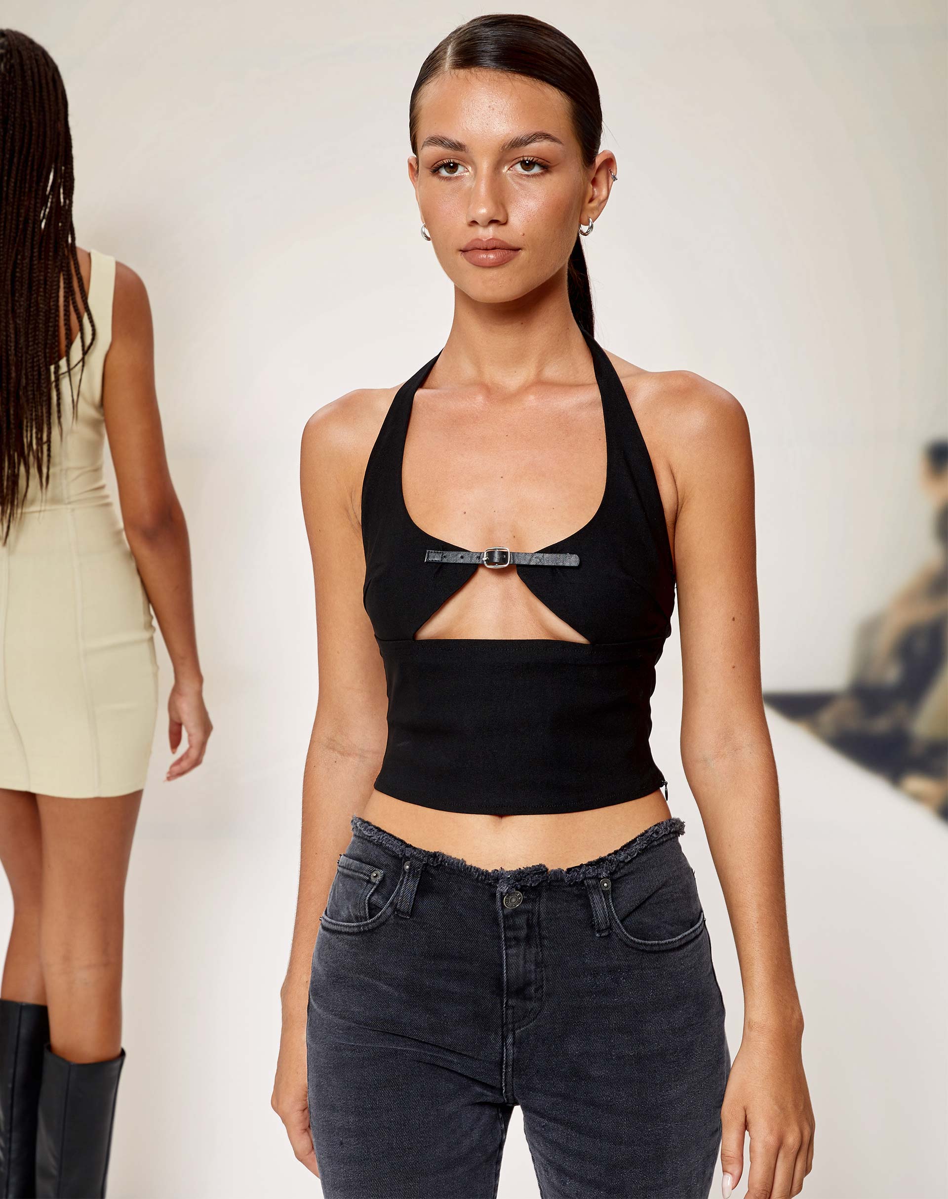 Image de Vicauci Top découpé en noir