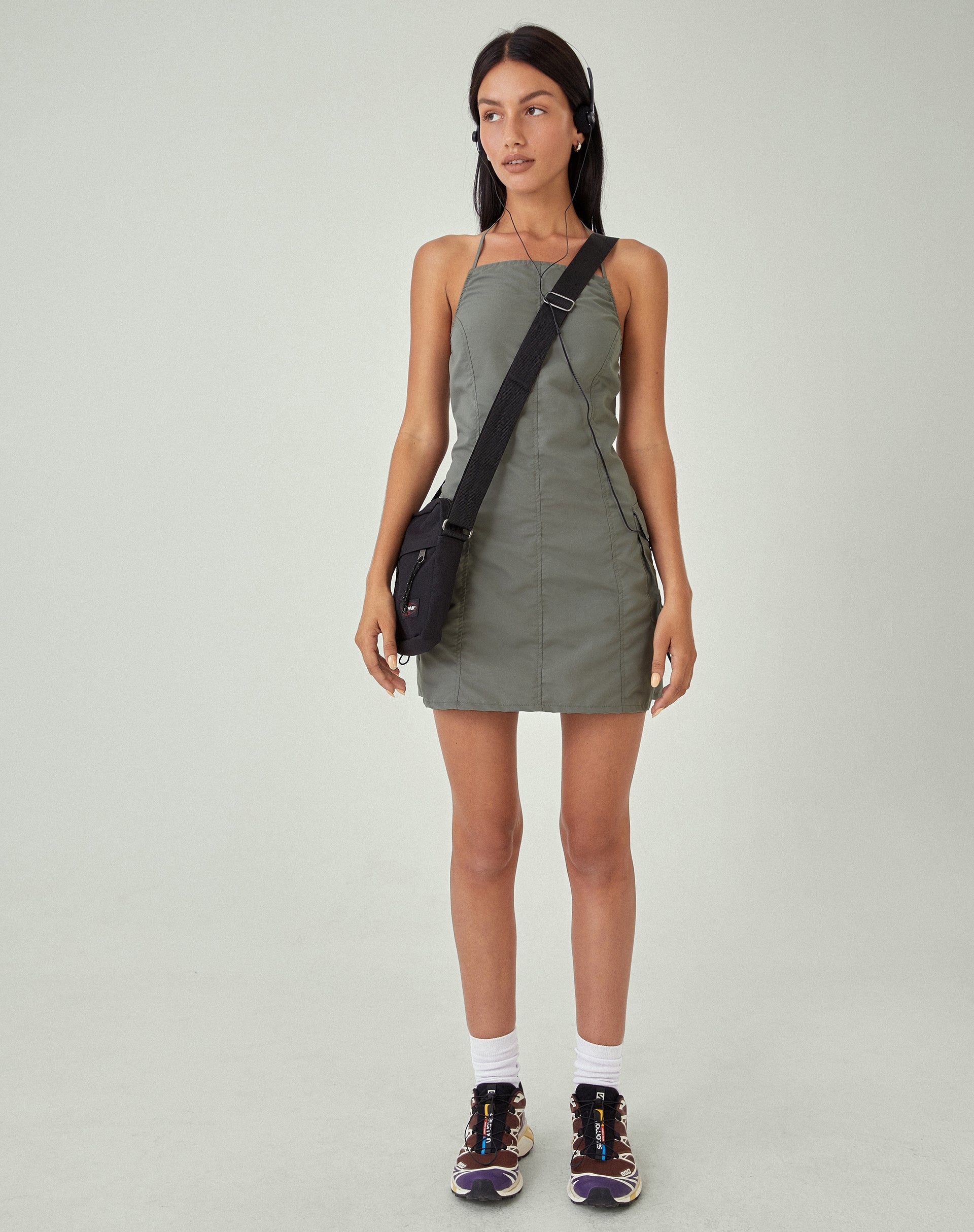 Image de MOTEL X JACQUIE Mini robe Schmidt en gris
