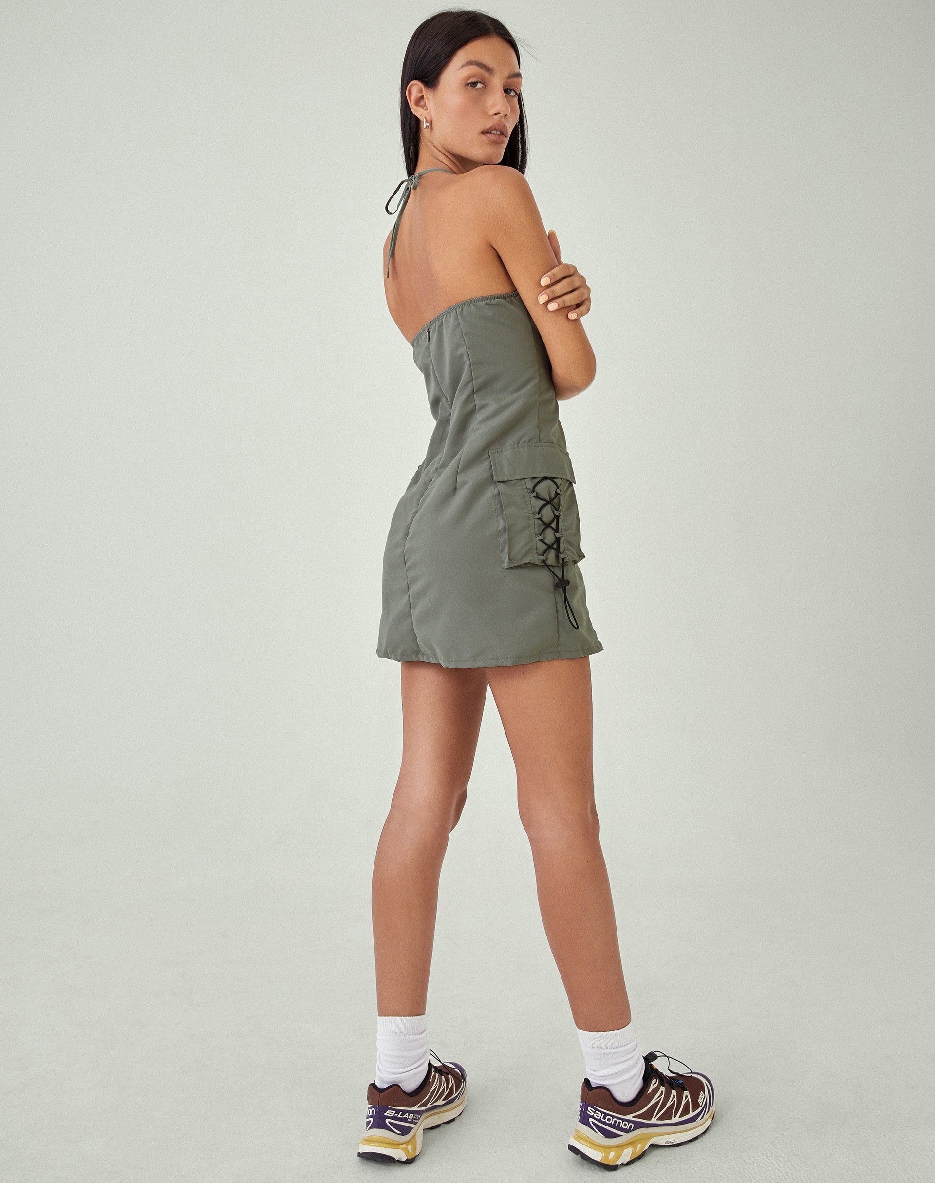 Image de MOTEL X JACQUIE Mini robe Schmidt en gris