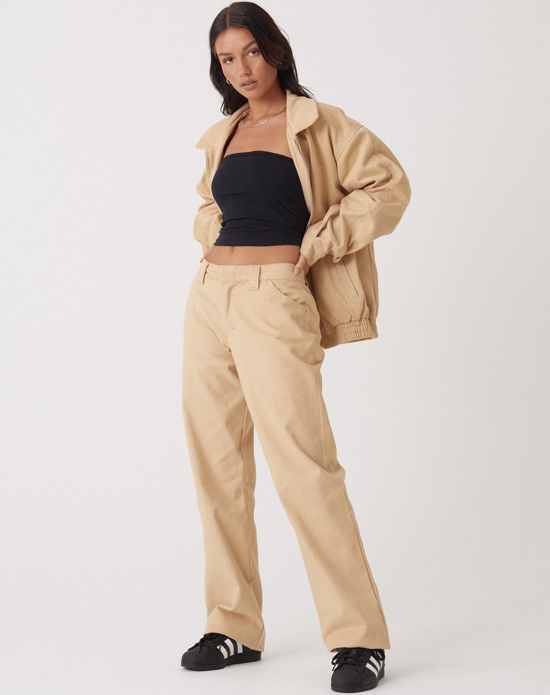 Image de Motel X Olivia Neill Kana Trouser in Tan