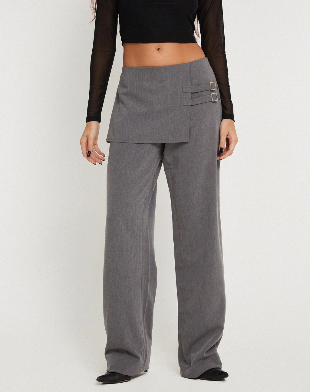 Jupe-pantalon Nahata, anthracite