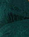 Satin Cheetah Forest Green
