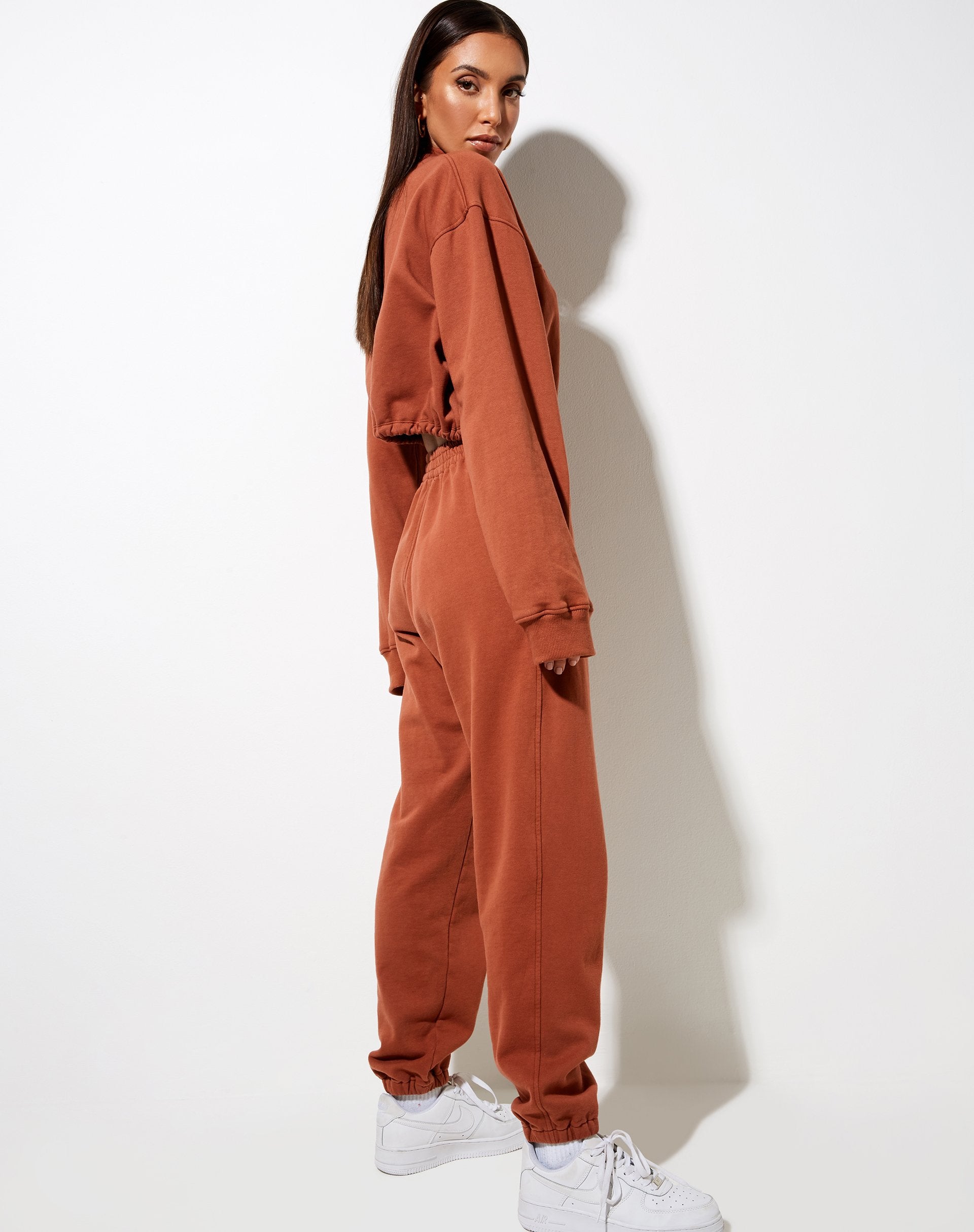 Image de Nar Zip Bungee Jumper in Burnt Brick Be Nice Label Embro