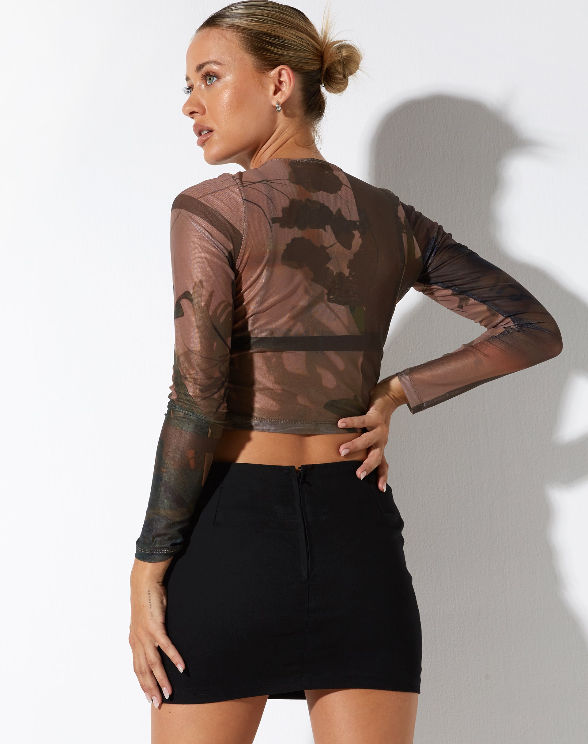image de Narita Crop Top dans Photo Brown