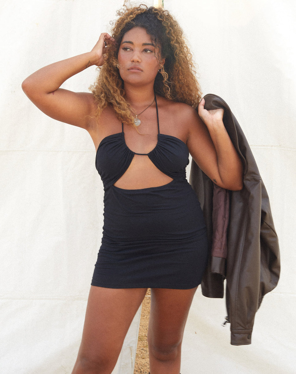 Mini robe Nash en noir