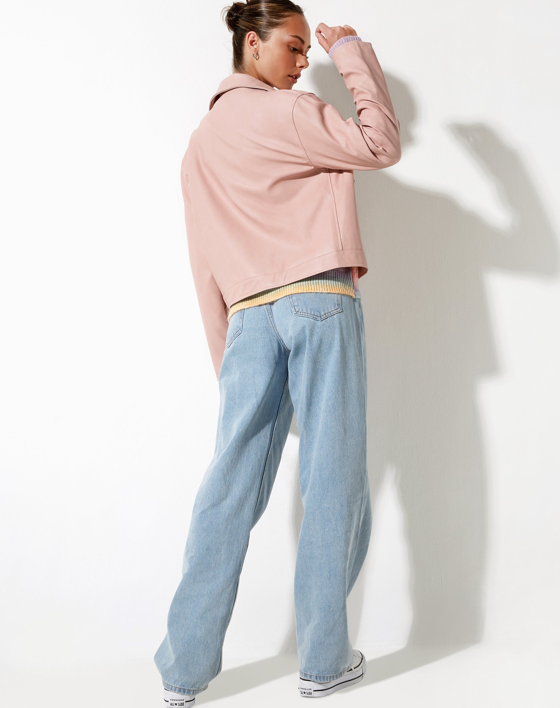 Image de la veste Natara en PU Soft Pink