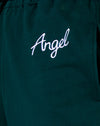 Broderie "Ange" vert bouteille