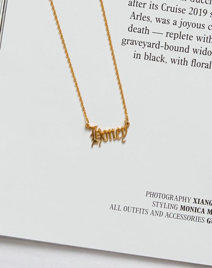 Collier en or "Honey