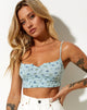 Image de Nef Crop Top in Pretty Petal Green