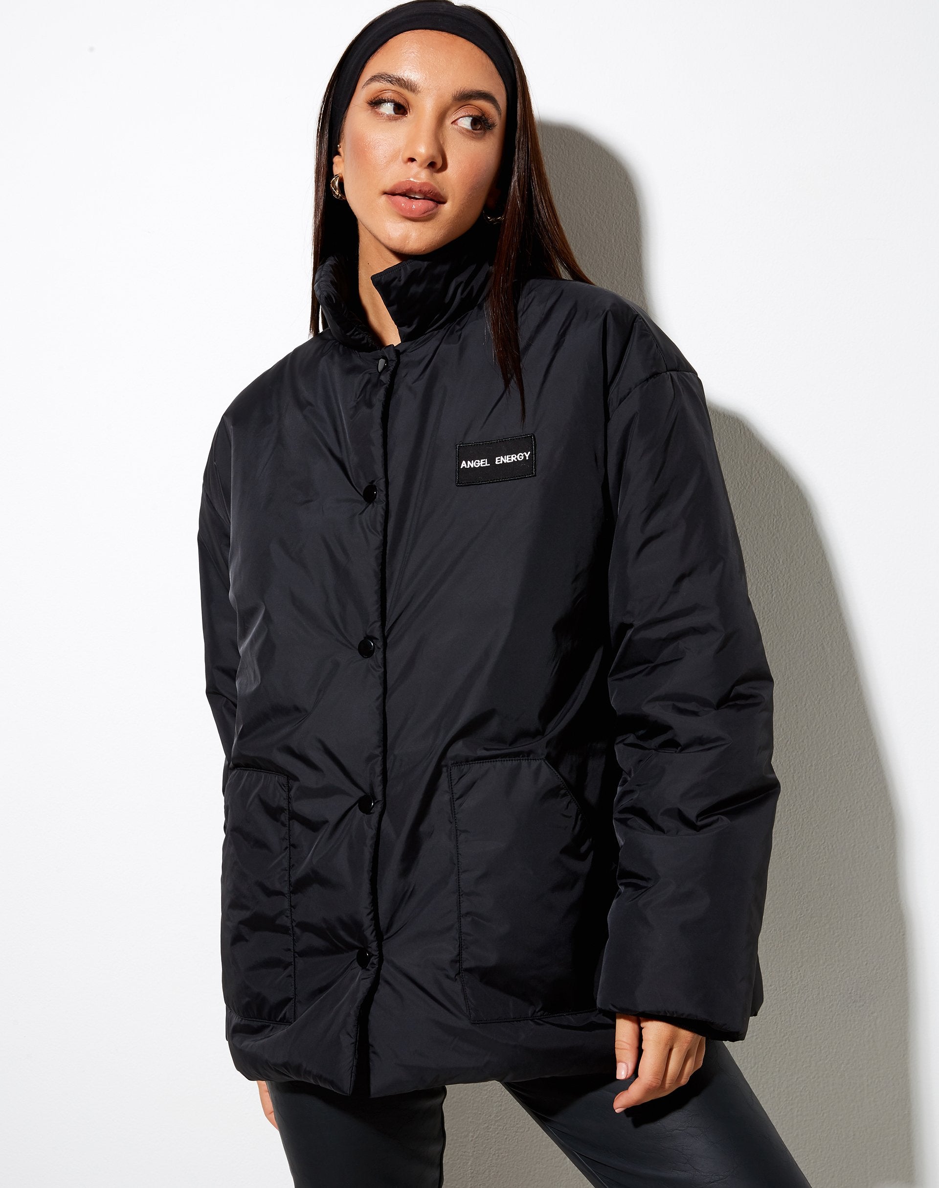 Image de la veste Nemal en noir Angel Energy Label
