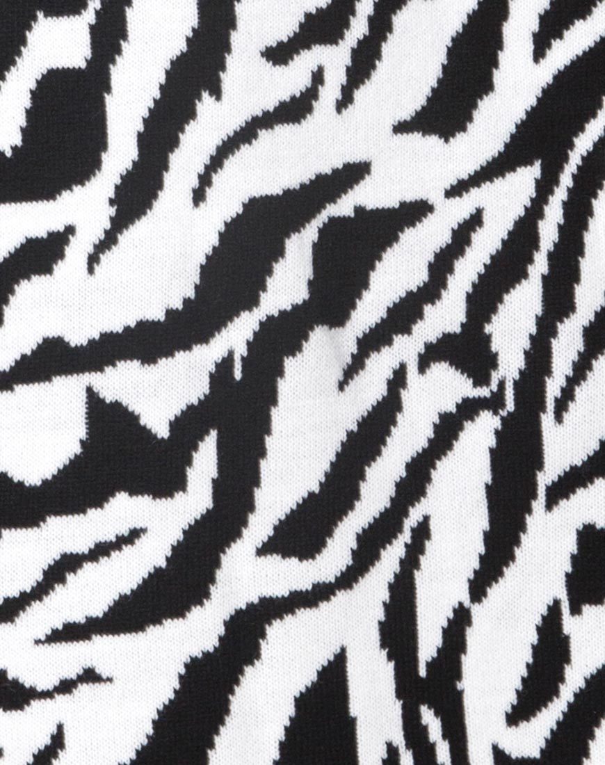 Image de Neivie Jumper Dress in Zebra N/B