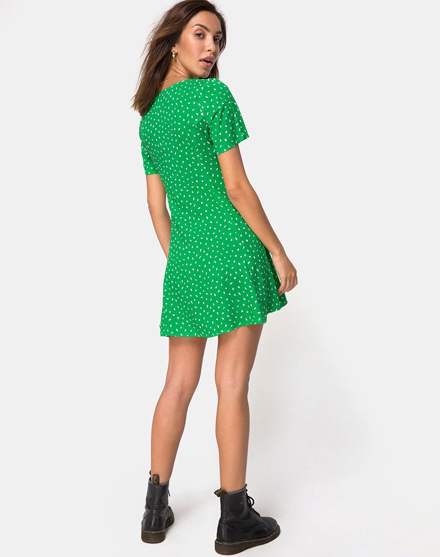 Image de Neyka Dress in Mini Diana Dot Green