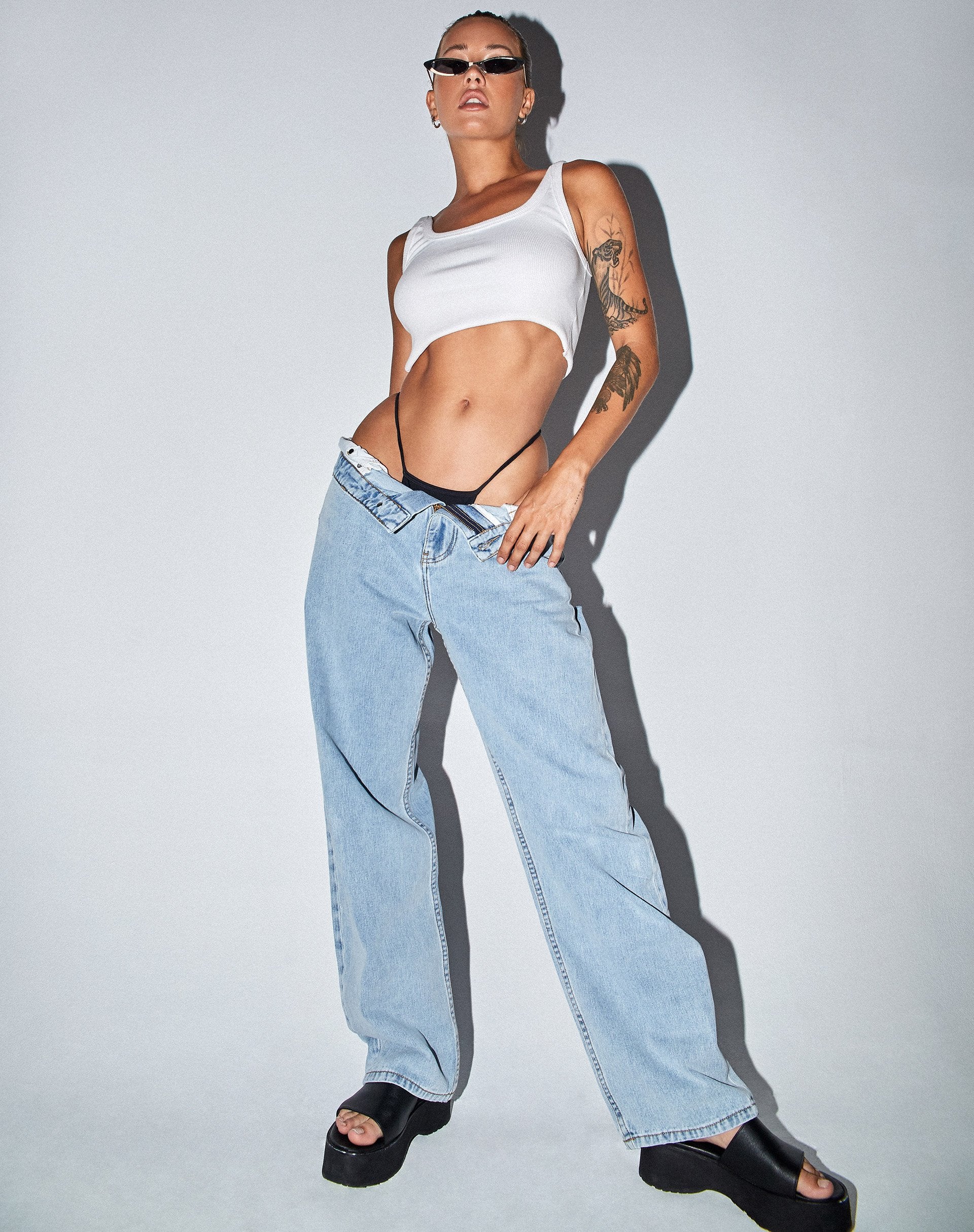 Image de Bum Rips Parallel Jean in Tonal Light Wash