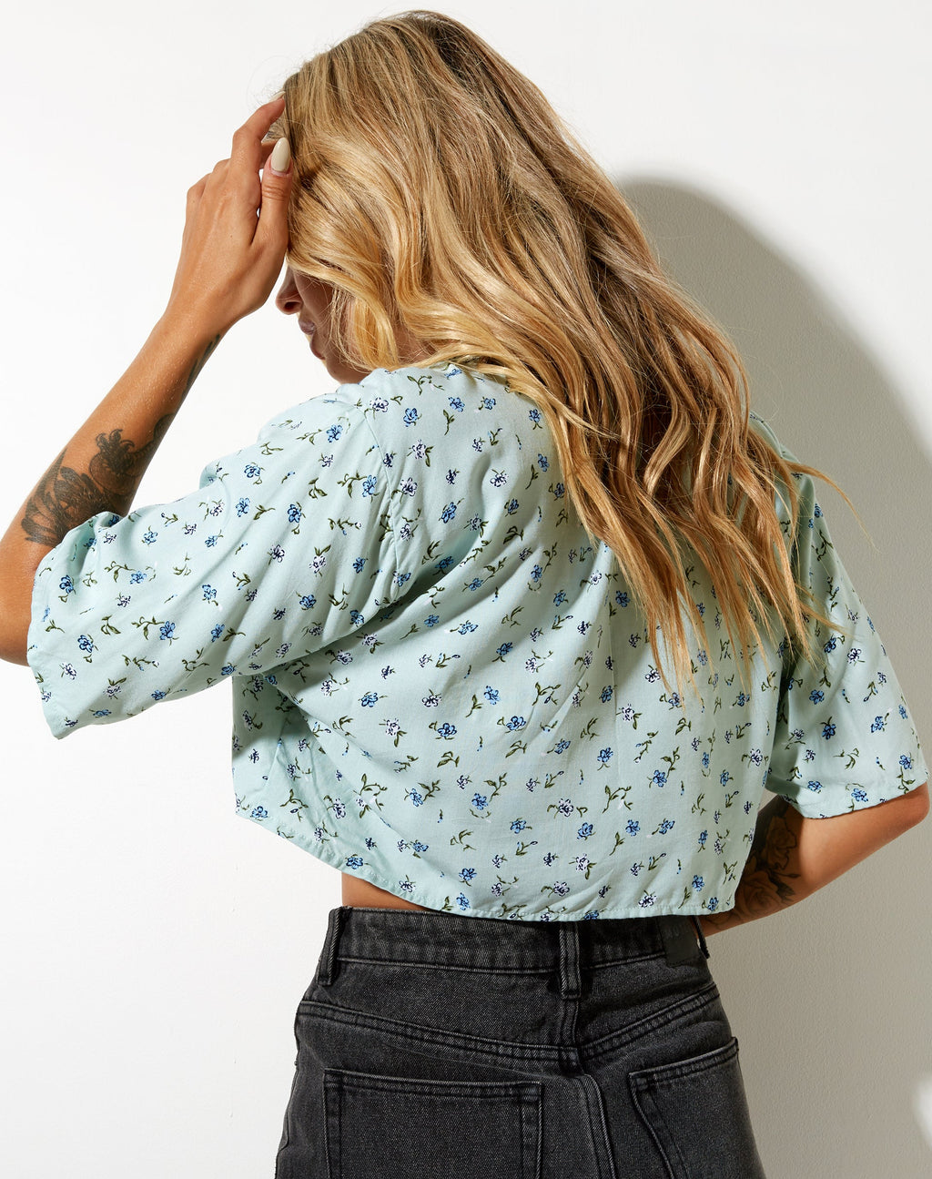 Chemise Nindia, Pretty Petal Green
