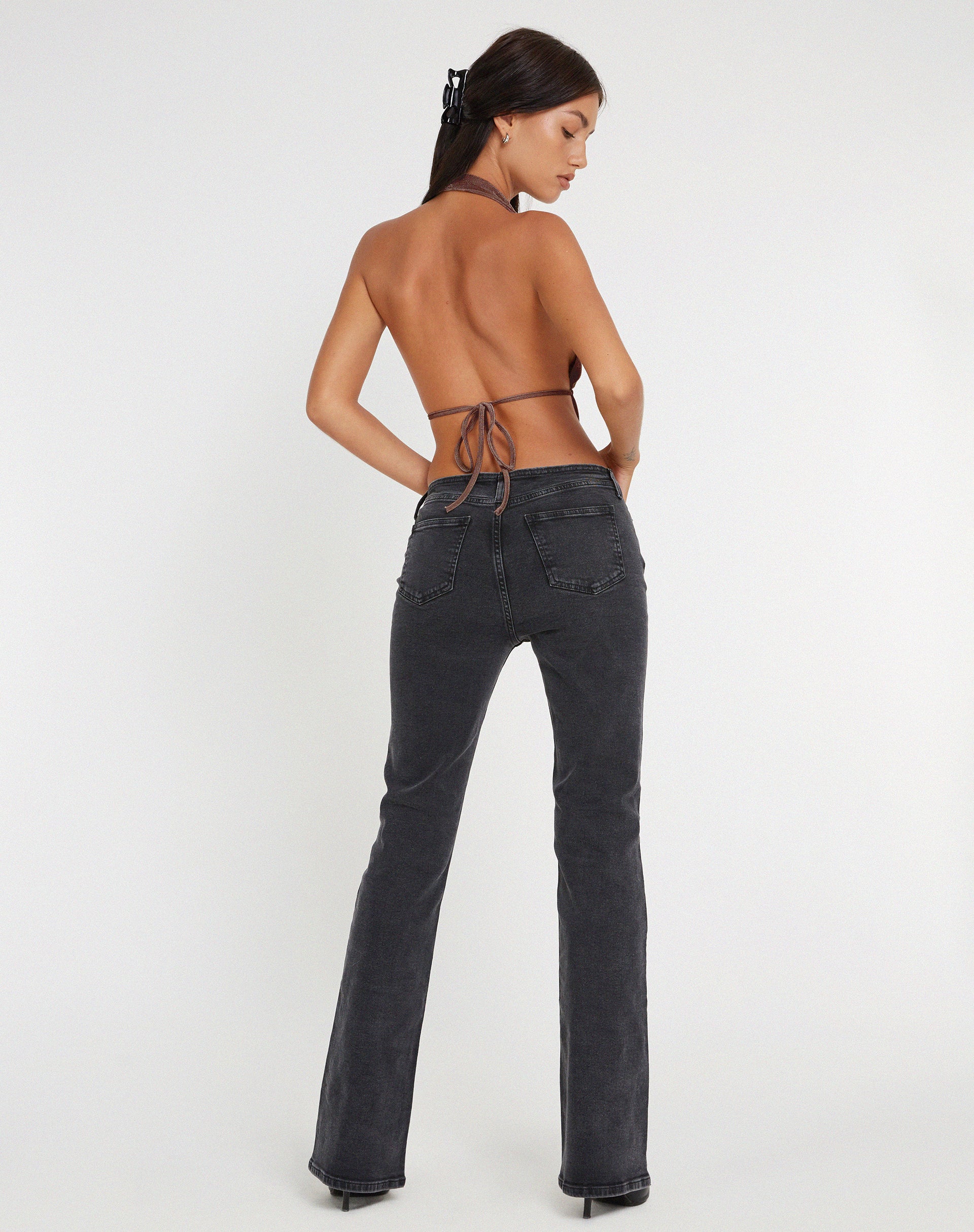 Image de Nindita Crop Top in Peppercorn