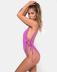 Image de Nishi Swimsuit in Crinkle Rib Violet