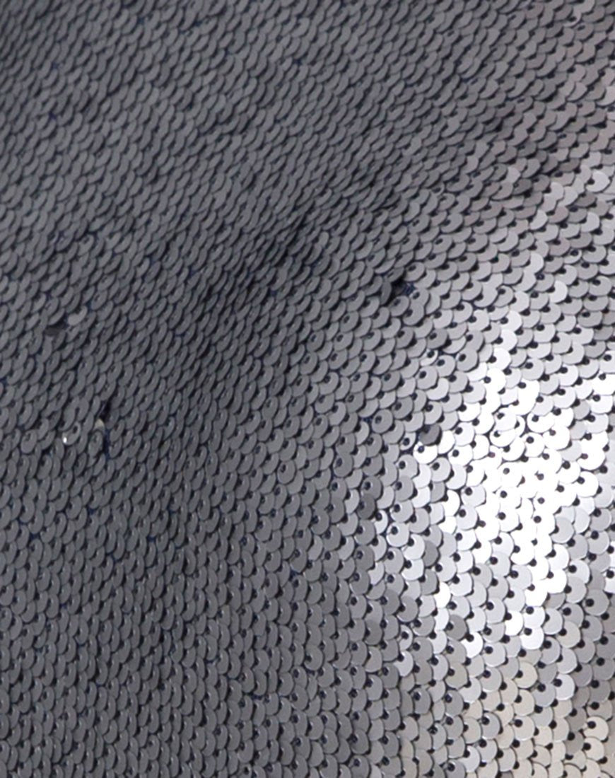 Image de Nix Bodice en Fishcale Matte Sequin Silver