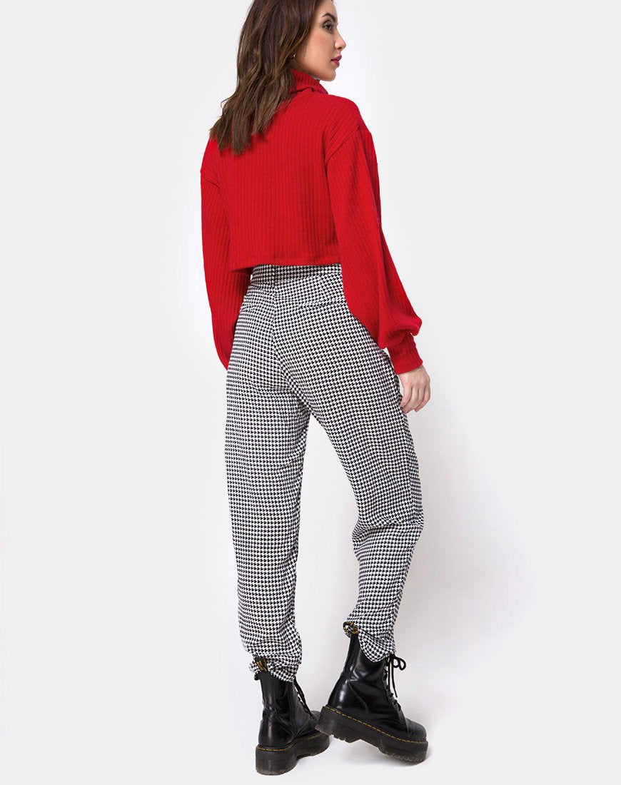 Image de Nizer High Neck Jumper in Red