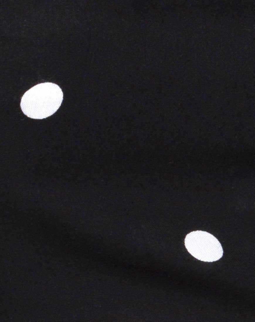 Image de Nolia Tube Top in Black and White Polkadot