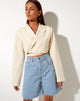 Image de Notus Cropped Blazer in Tailoring Cream