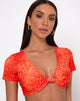 Image de Notya Bikini Top in Sand Leopard Orange