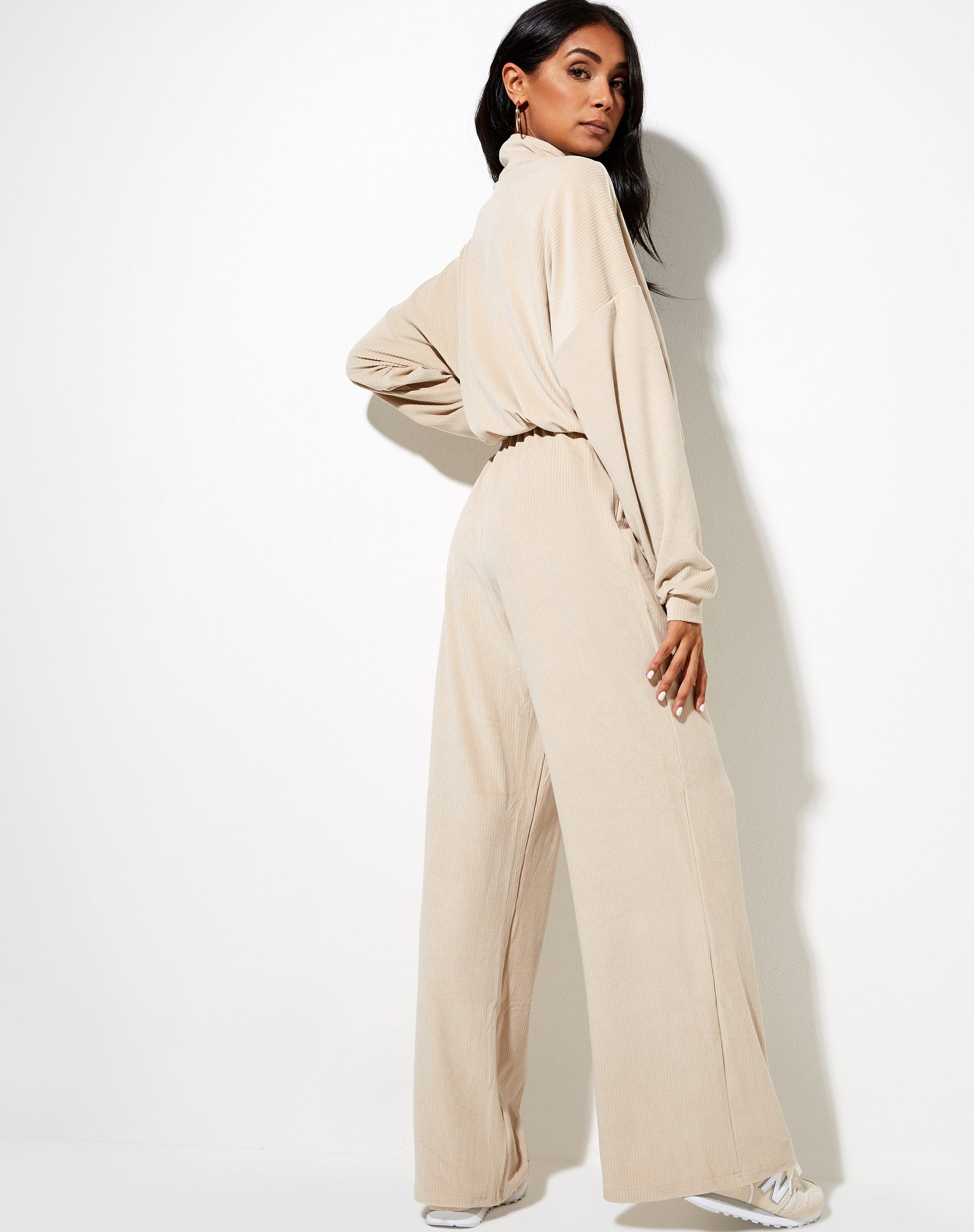 Image de Obeli Trouser in Neutral Beige Saint Embro