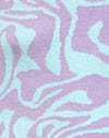 Tricot Jagged Swirl Lavande et Menthe