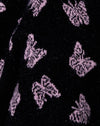 Papillon noir et violet