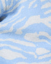 Bleu zébré Gris