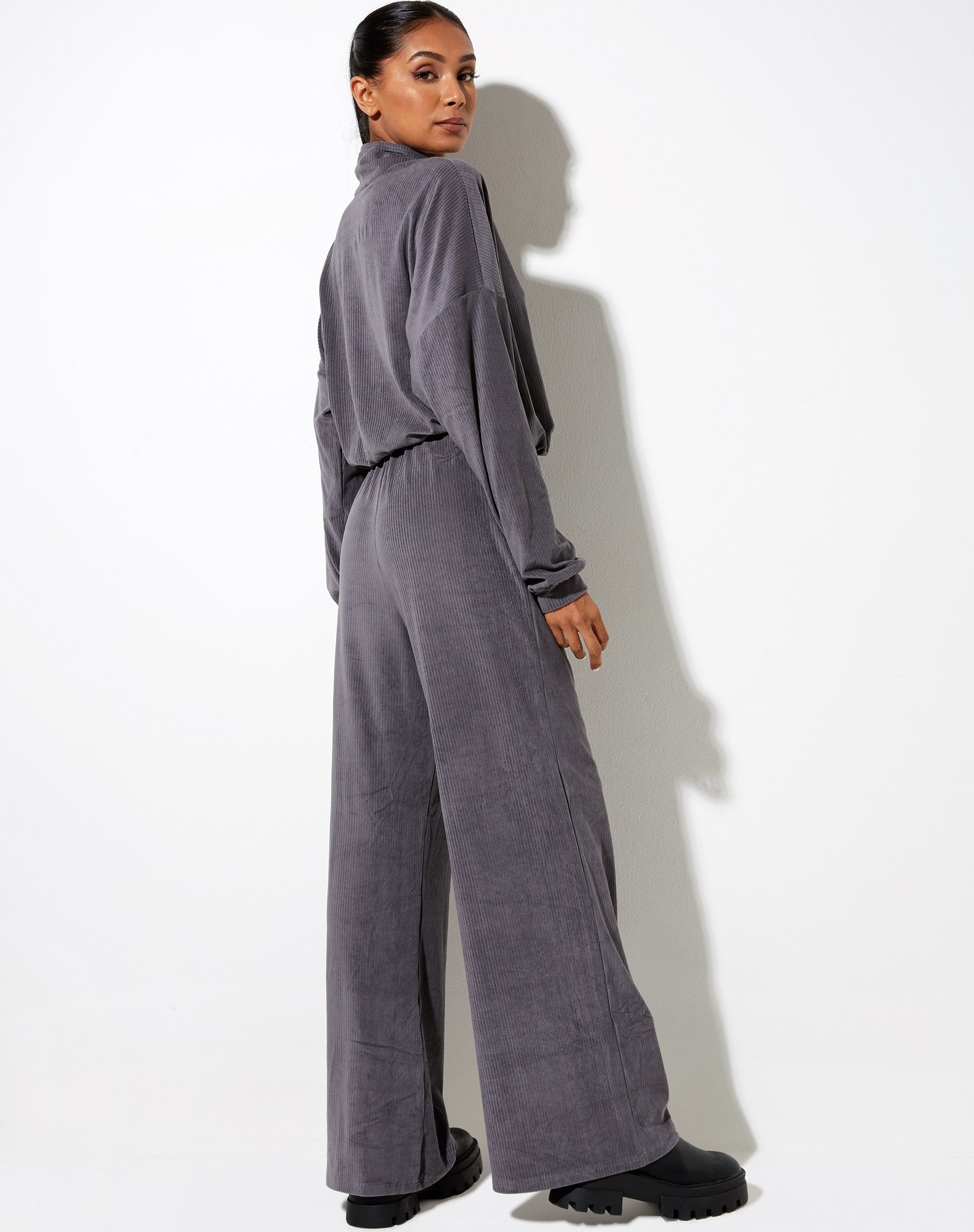 Image de Obeli Trouser in Charcoal Grey Angel Embro