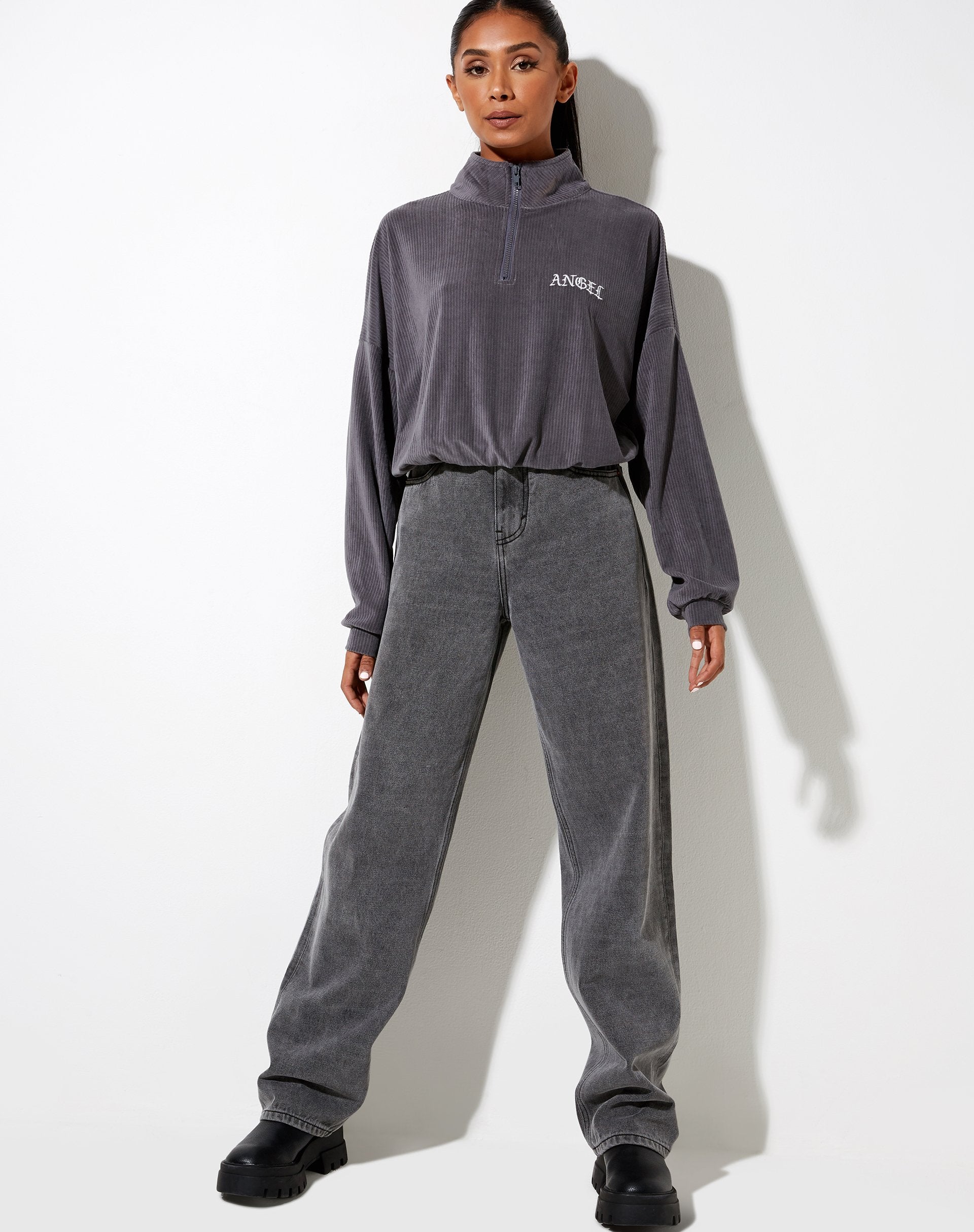 Image de Olini Jumper in Charcoal Grey Angel Embro