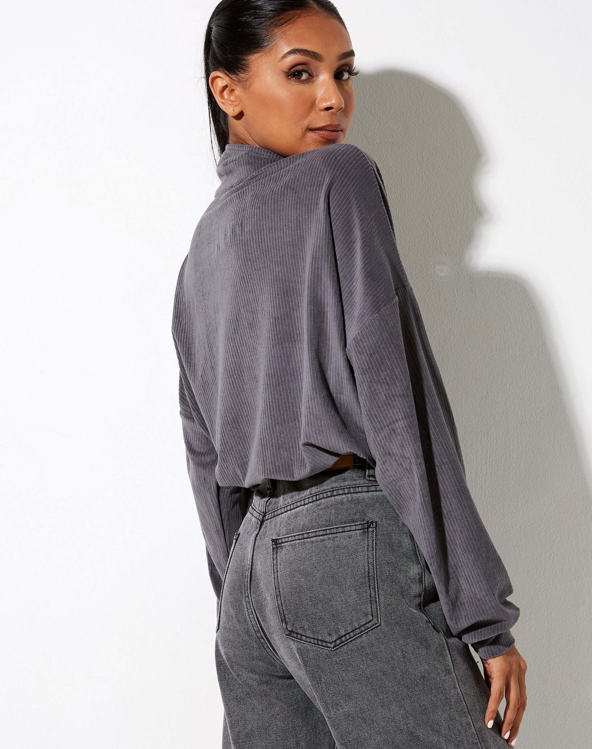 Image de Olini Jumper in Charcoal Grey Angel Embro