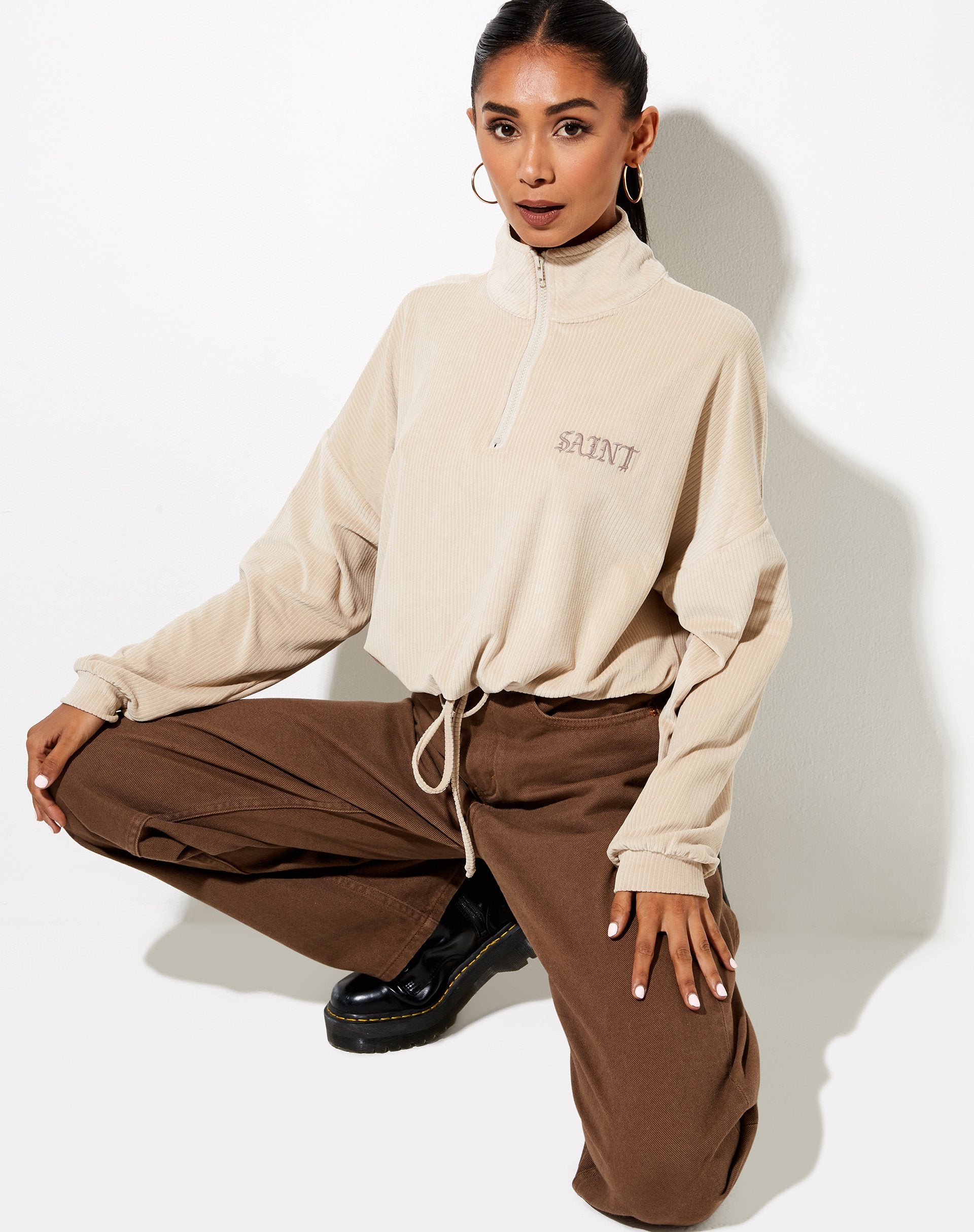 Image de Olini Jumper in Neutral Beige Saint Embro