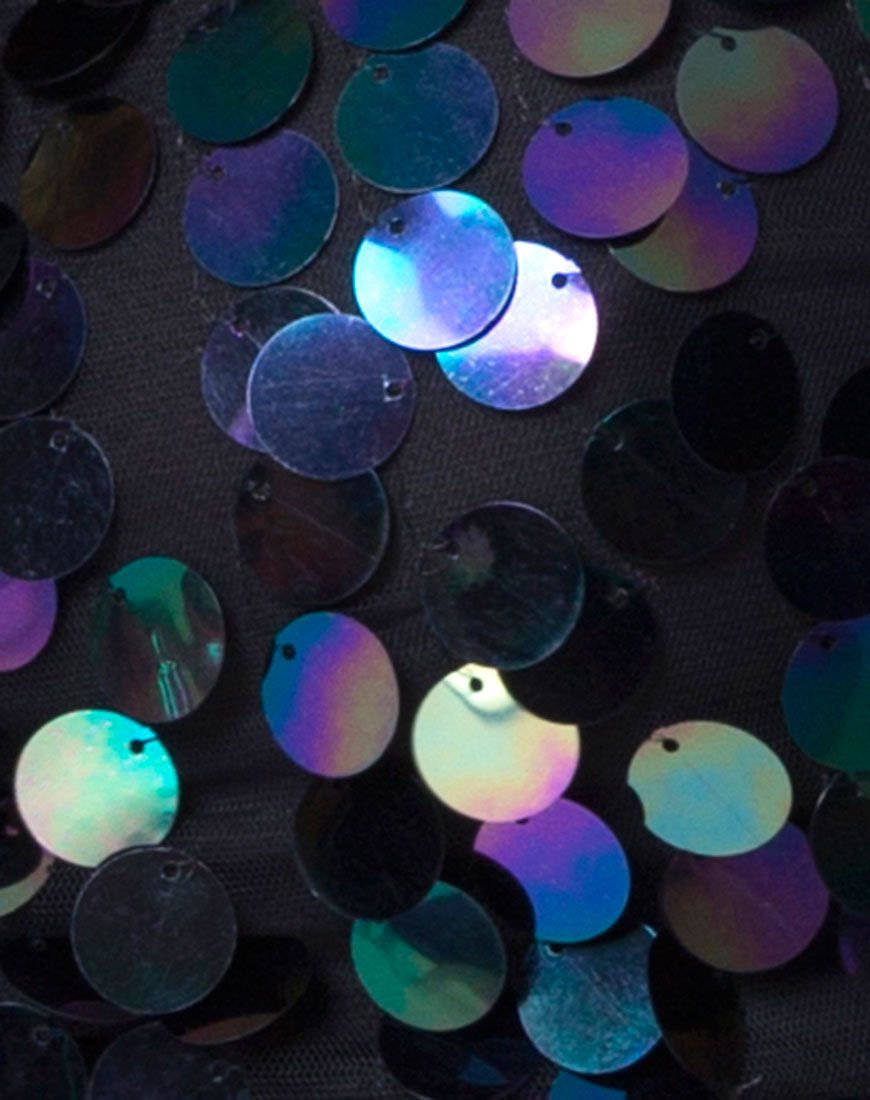 Image de Tube Top in Opal Disc Sequin