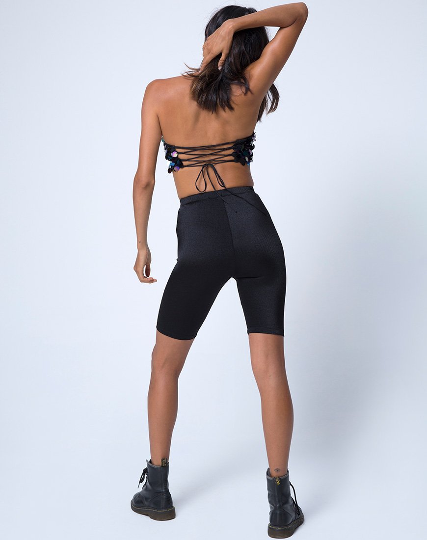 Image de Tube Top in Opal Disc Sequin