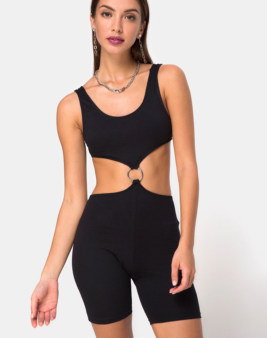 Image de Orca Cutout Unitard en noir