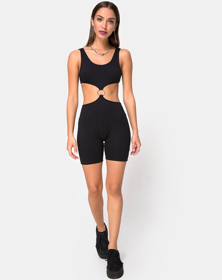 Image de Orca Cutout Unitard en noir