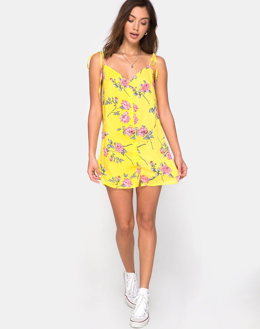 Image de Osla Slip Dress in Candy Rose Yellow