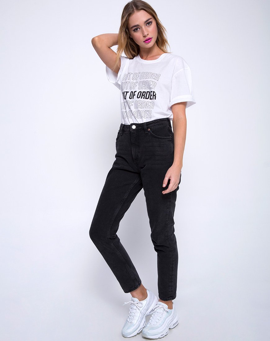 Image of Oversize Basic Tee in Out of Order White