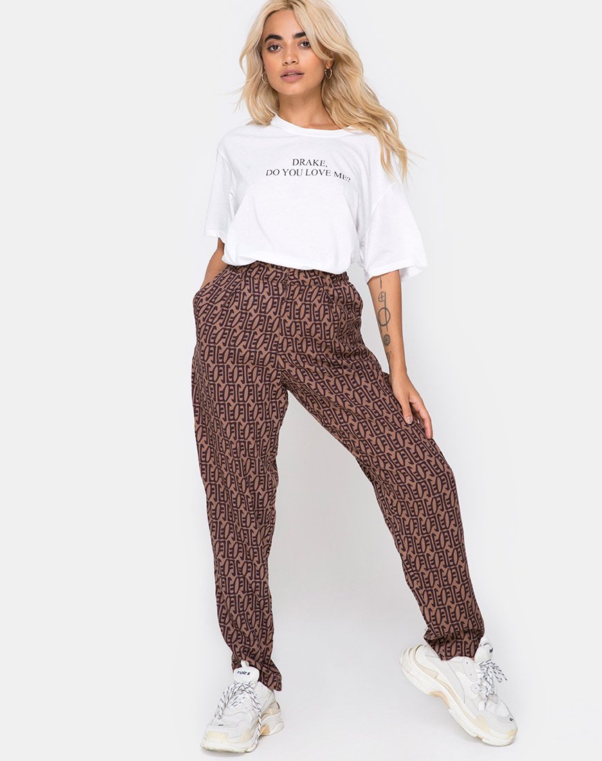 Image de Oversize Basic Tee in White Drake Do You Love Me