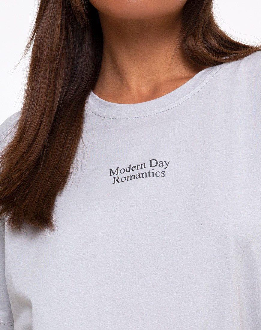 Image of Oversize Basic Tee in Modern Day Romantics Grey