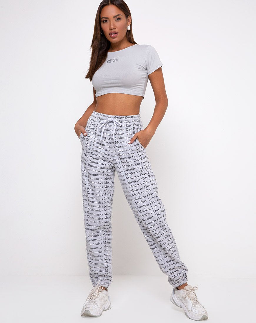 Image de Tindy Crop Top in Modern Day Romantics Grey