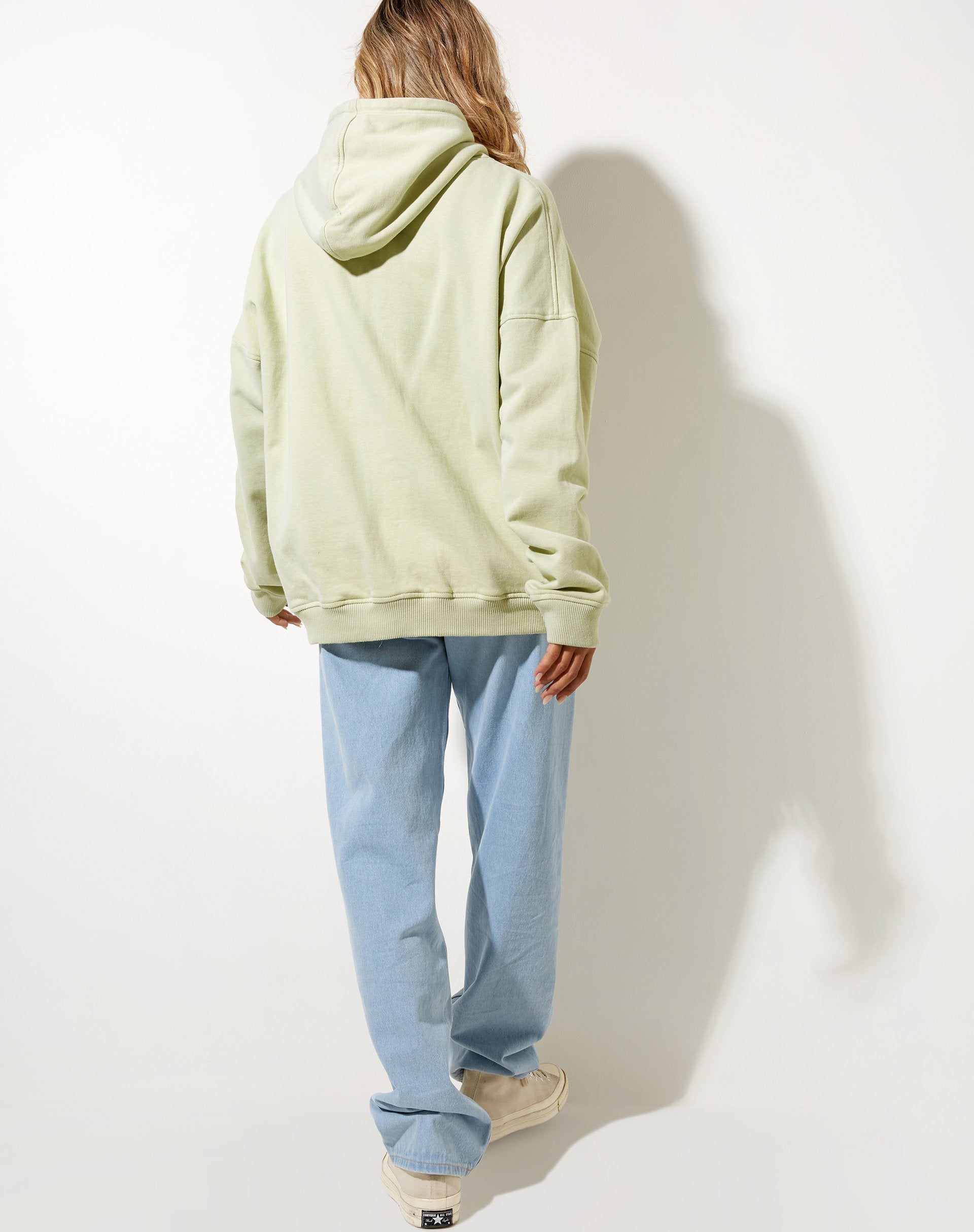 Image of Oversize Hoodie in Green Graffiti Magic Embro