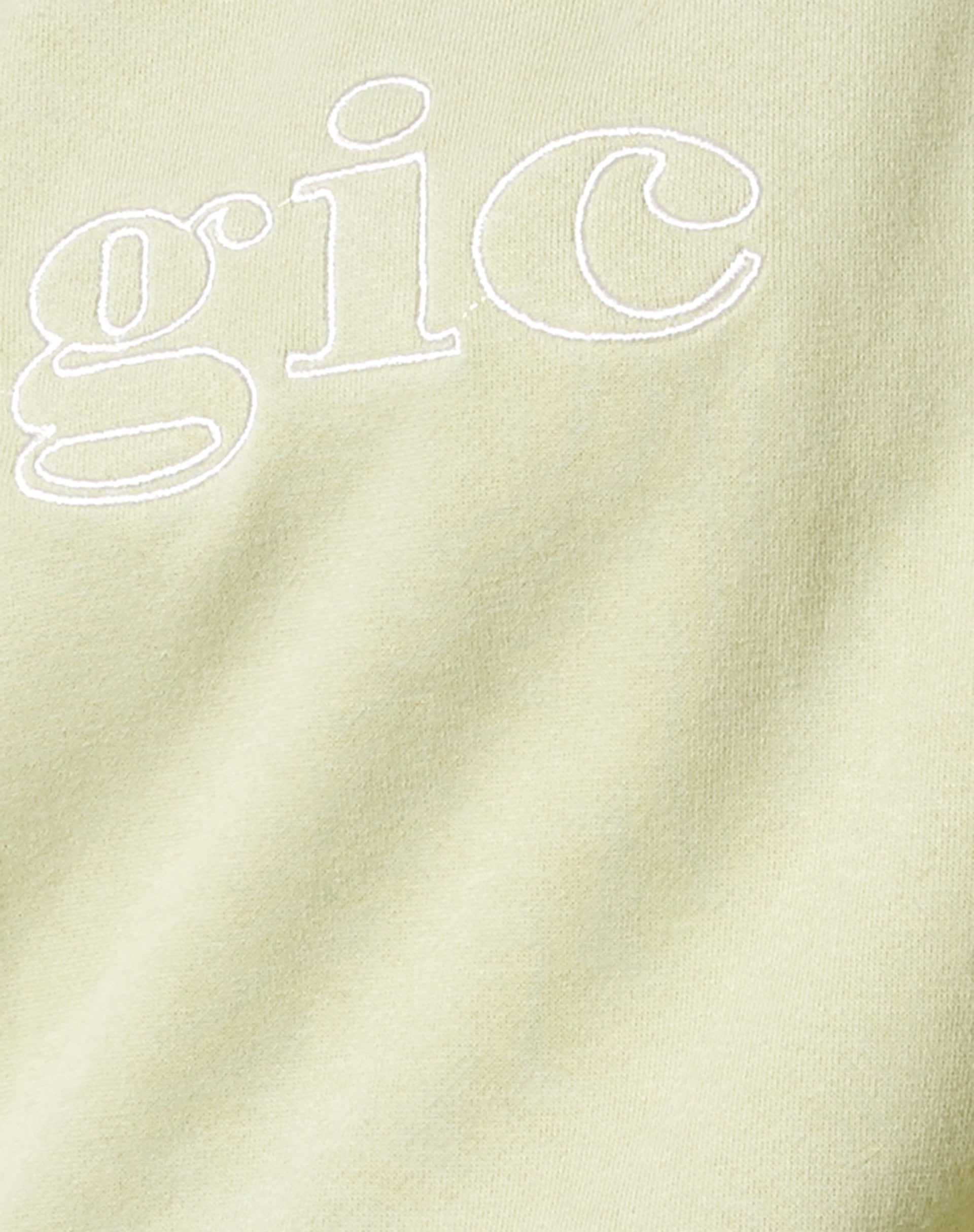 Image of Oversize Hoodie in Green Graffiti Magic Embro