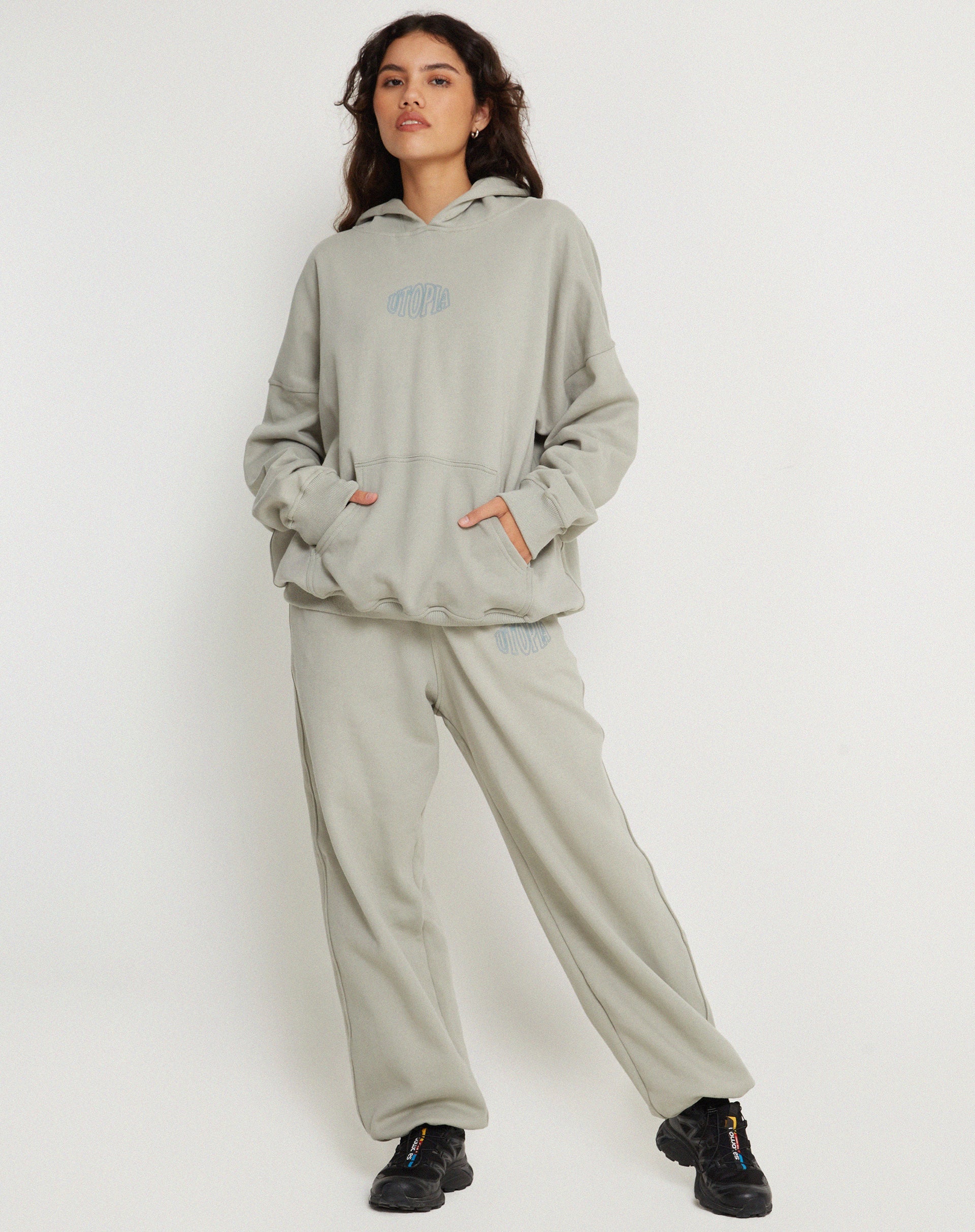 image de Oversize Hoodie in Surf Blue Utopia