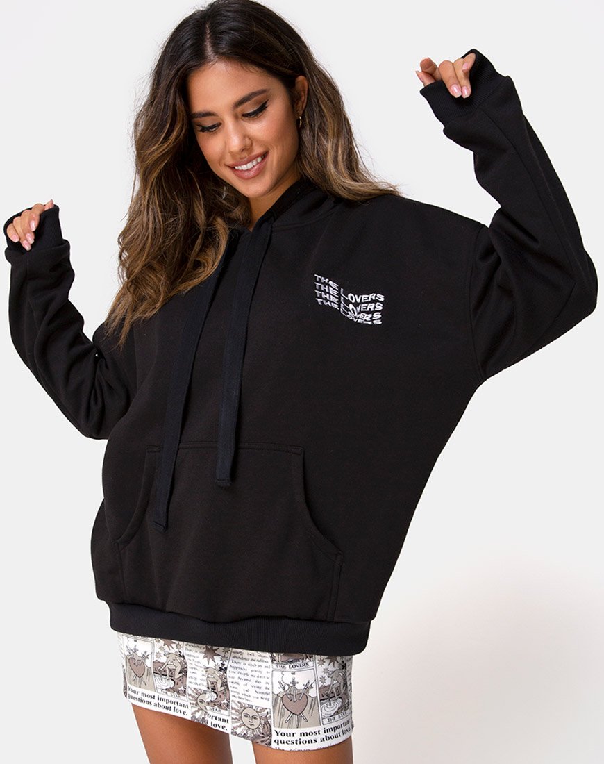Sweat à capuche oversize en The Sun, Lover and Soul