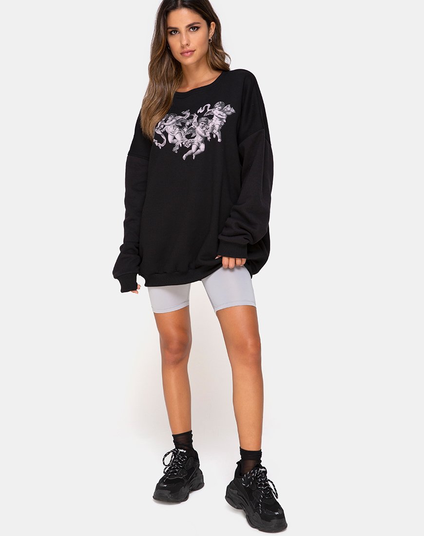Image de Sweatshirt en noir Chérubin