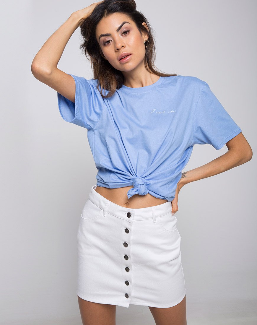 T-shirt basique oversize en I want Change