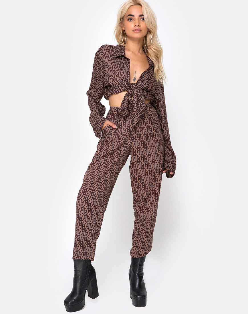 Pantalon Dastan en lune chinoise