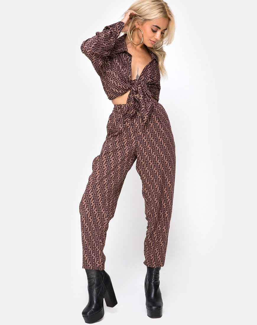 Image de la chemise Oxford en lune chinoise